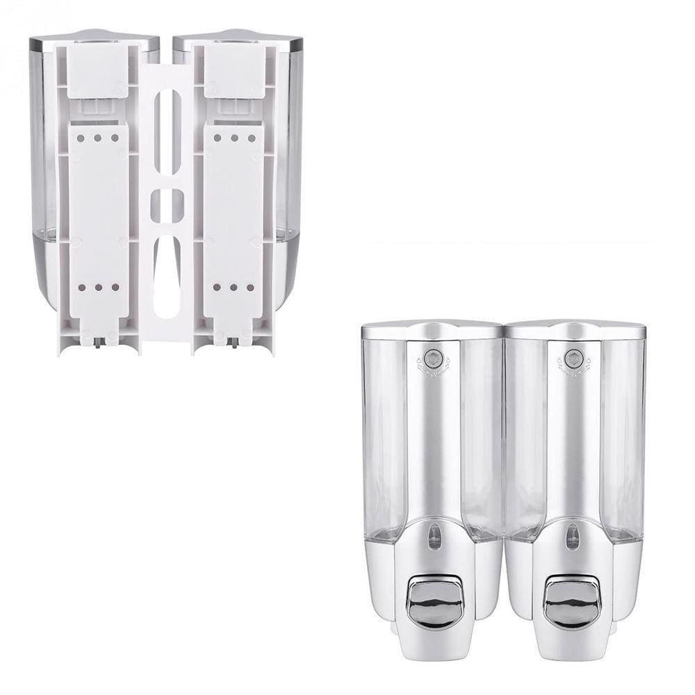 Dispenser Duplo Shampoo kit 3 uni Sabonete,Alcool Gel, Hotel Casa Shopping