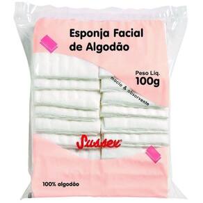 Esponja Facial de Algodão Sussex 100g