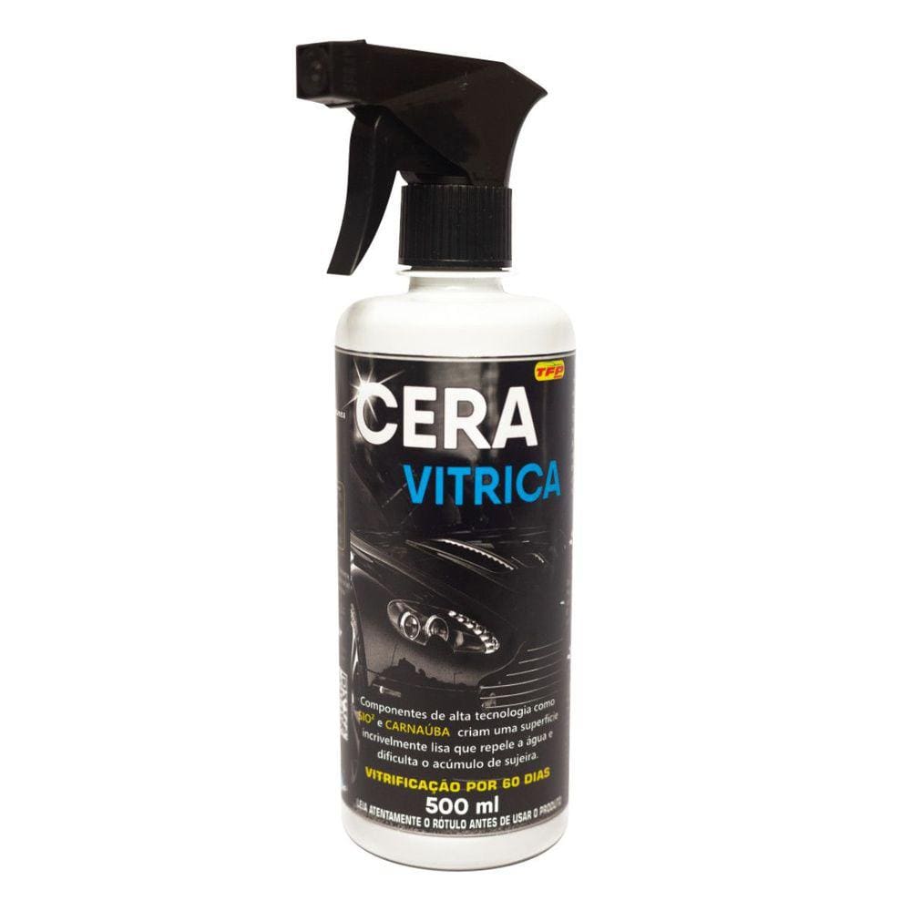 Cera Liquida Automotiva Vitrica Cristalizadora Sio2 500ml