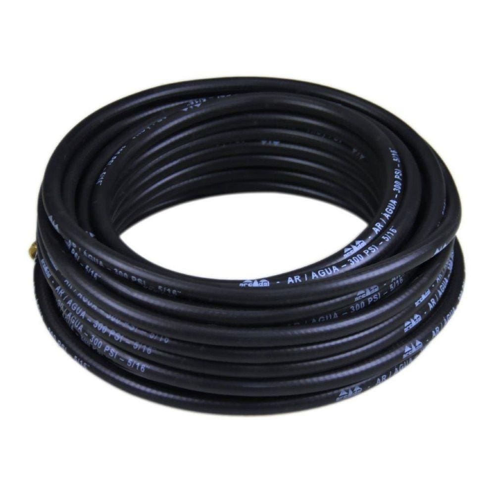 Mangueira De Ar 20 Metros 5/16 Conector De 1/4 P/ Compressor
