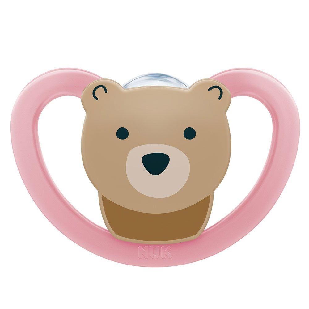 Chupeta - Silicone - Space - Rosa - Meninas - Tam 1