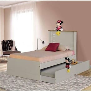 Cama Bibox Solteiro Barcelona Madeira Sem Colchao