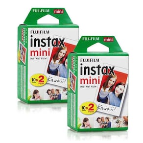 Filme Instax Mini Instantâneo Fujifilm - Kit 40 Fotos