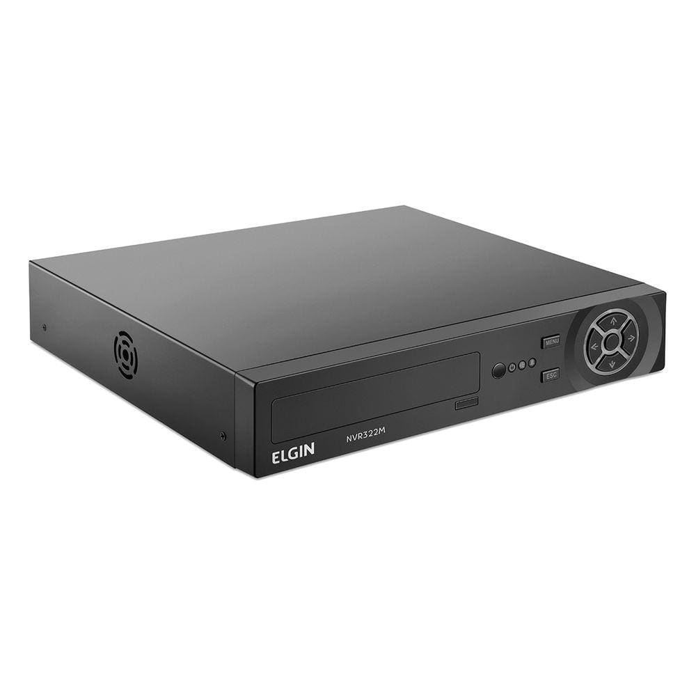 Gravador Digital NVR Full HD Elgin 32 Canais 1080p Preto