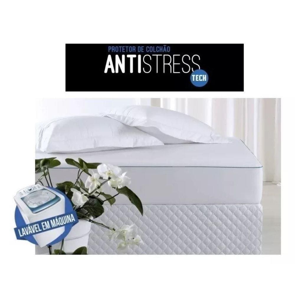 Protetor de Colchão Queen Antistress Impermeável Altenburg