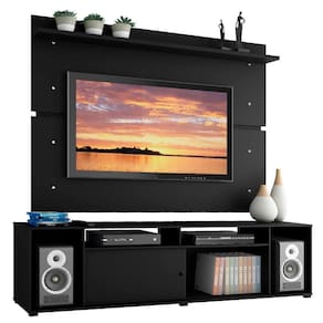 Rack Madesa Cancun e Painel para TV até 65 Polegadas - Preto