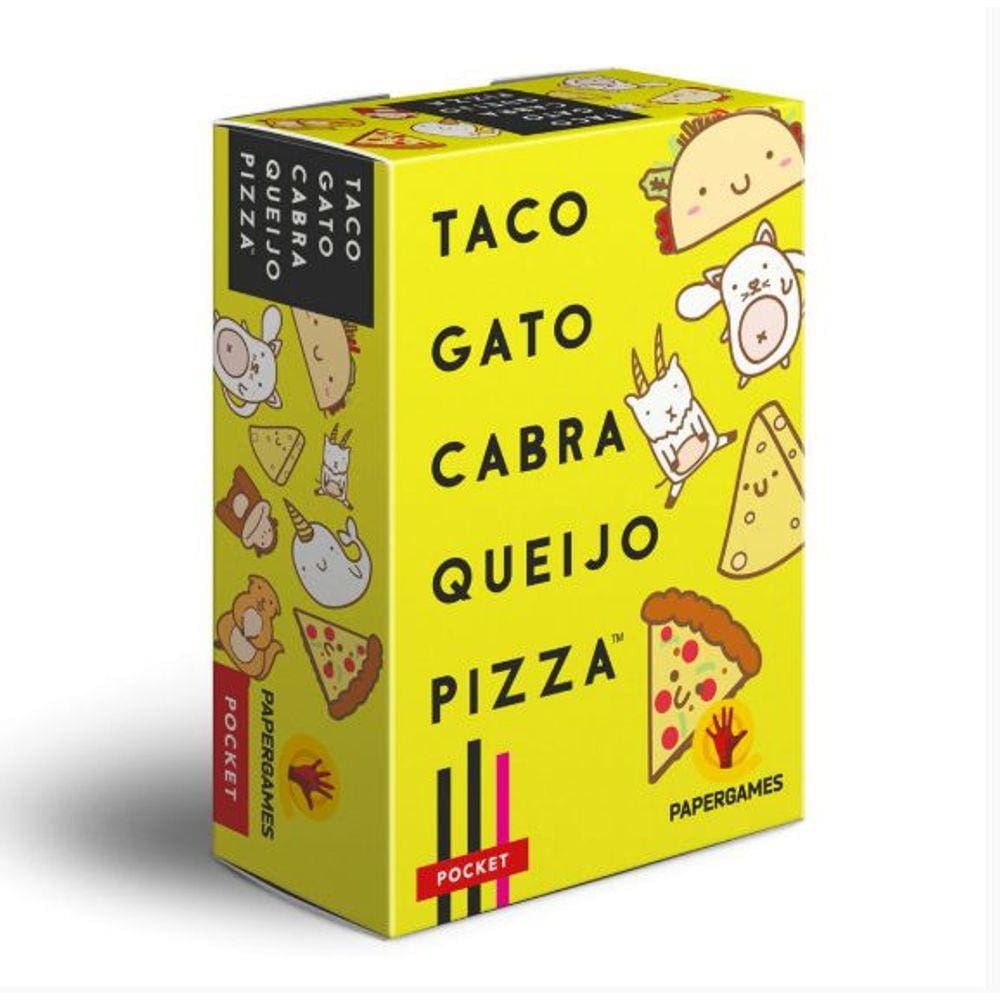 Taco Gato Cabra Queijo Pizza Jogo de Cartas