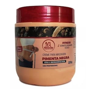 Creme De Massagem Pimenta Negra 220G – Rhenuks