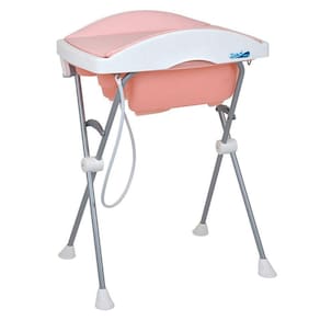 Banheira Com Trocador Tchibum Burigotto Rosa Madder