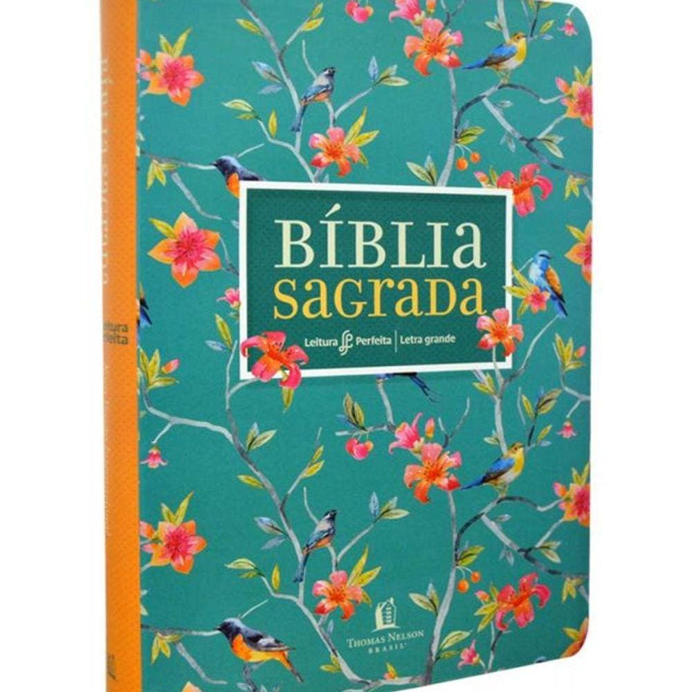 Bíblia NVI Leitura Perfeita - Capa Flores Letra Grande