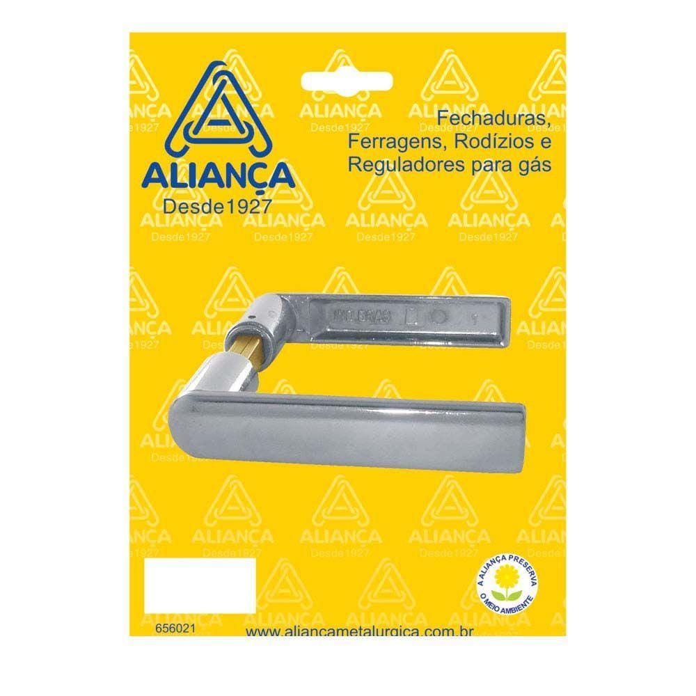 Kit 10 Unidades Maçaneta Alavanca 86542 Aliança