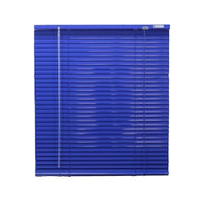 Persiana Horizontal Alumínio Azul (Largura 140 x 160 cm Altura) 25mm - cortina 1,40 x 1,60 m