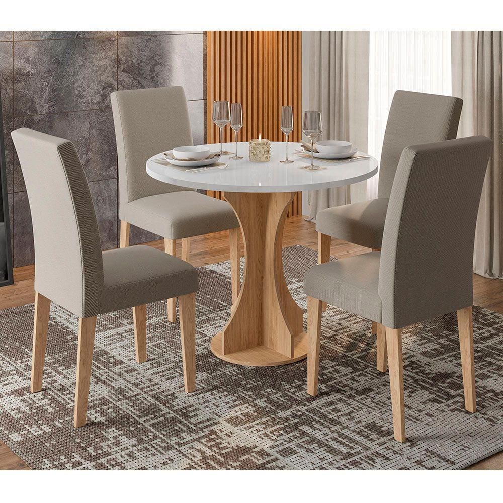 Conjunto Sala De Jantar 4 Cadeiras - Móveis Arapongas