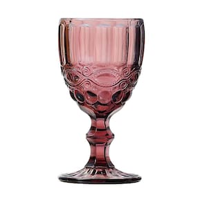 Cj Tacas De Vinho De Vidro Marsala 6 Pcs Desenhada