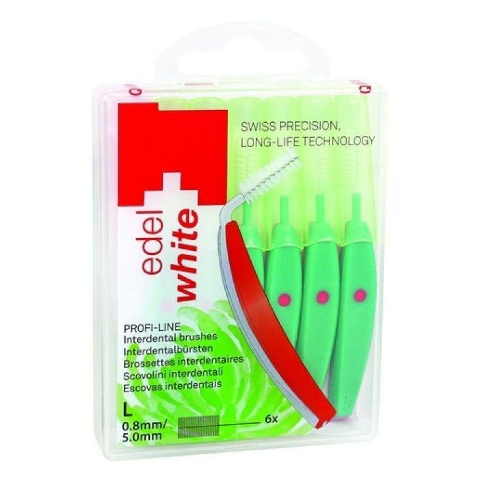 Escova Interdental Edel-White Ew-Id6 L 5.0 Mm, 0.8 Mm Verde