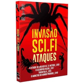 Dvd - Invasão Sci.Fi Ataques