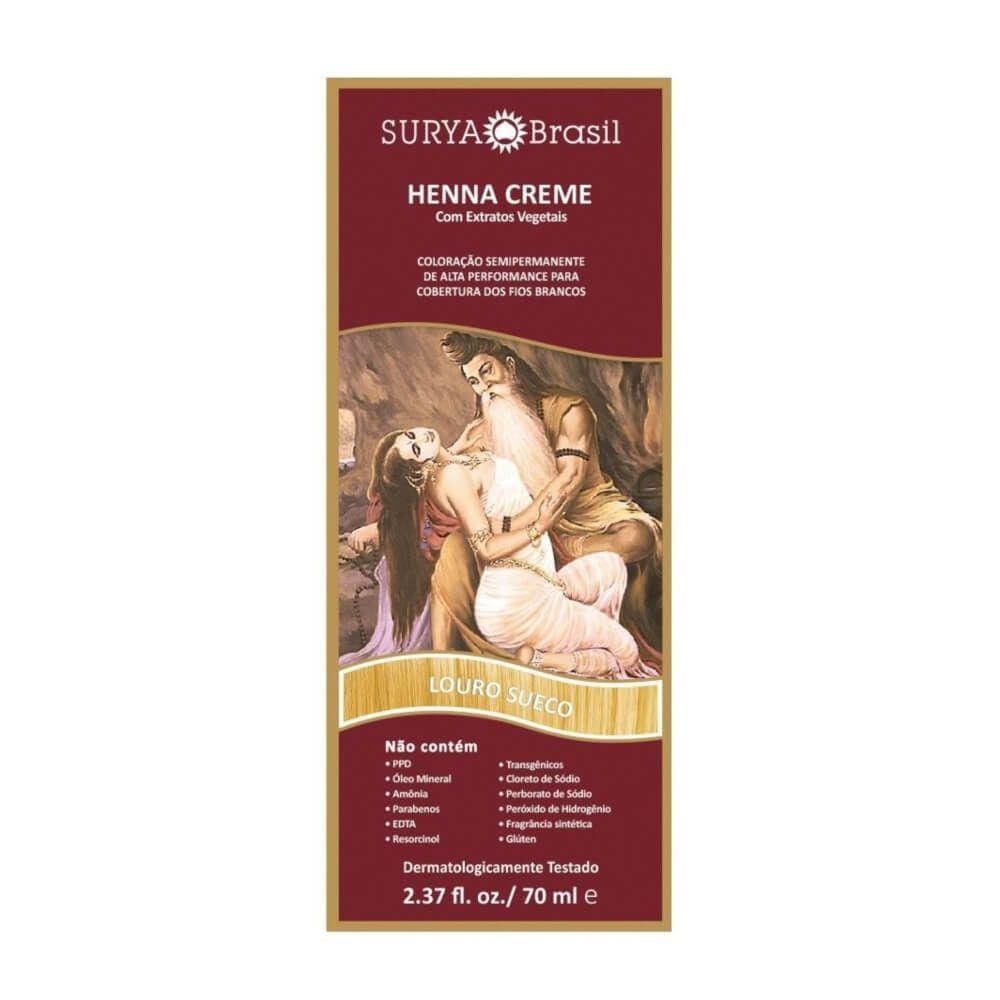 Surya Henna Capilar Creme Louro Sueco 70ml