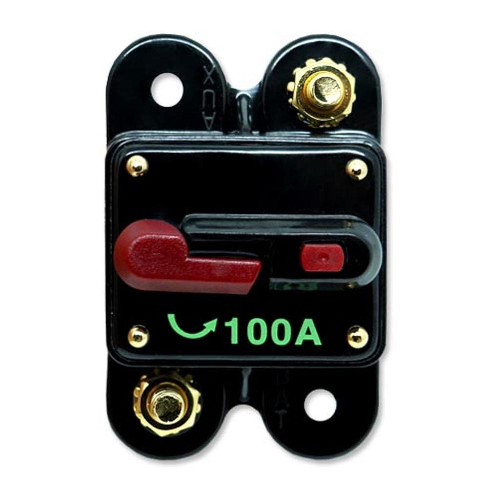 Disjuntor Automotivo 100A Proteção Som Bateria Resetável Liga Desliga