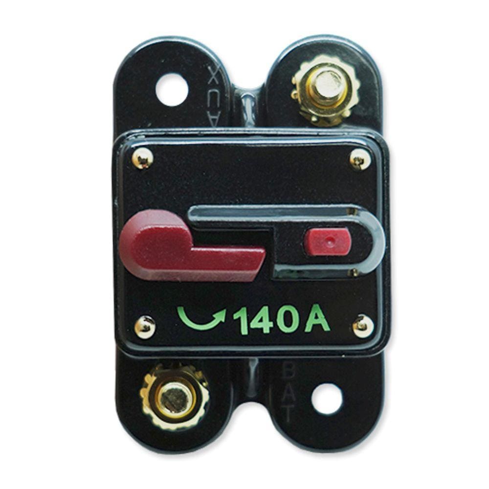 Disjuntor Automotivo 140A Proteção Som Bateria Resetável Liga Desliga