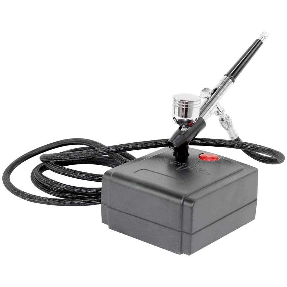 Kit Caneta Aerógrafo Pistola de Pintura 25 PSI com Estojo