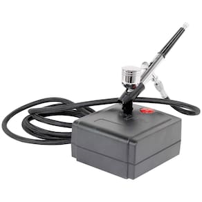Kit Caneta Aerógrafo Pistola de Pintura 25 PSI com Estojo