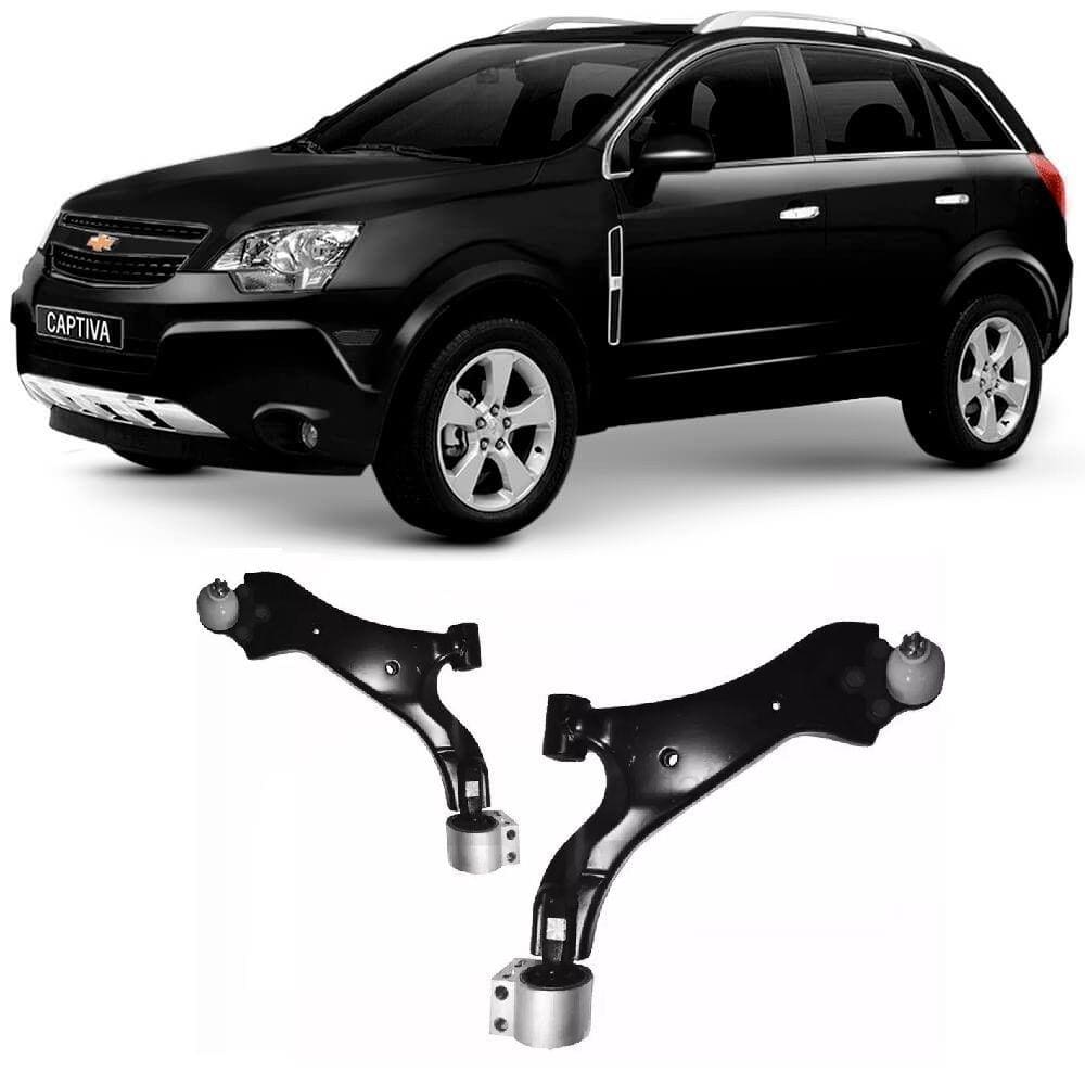 Bandeja Chevrolet Captiva Dianteira (2009 Até 2018) Flex Automotive O Par