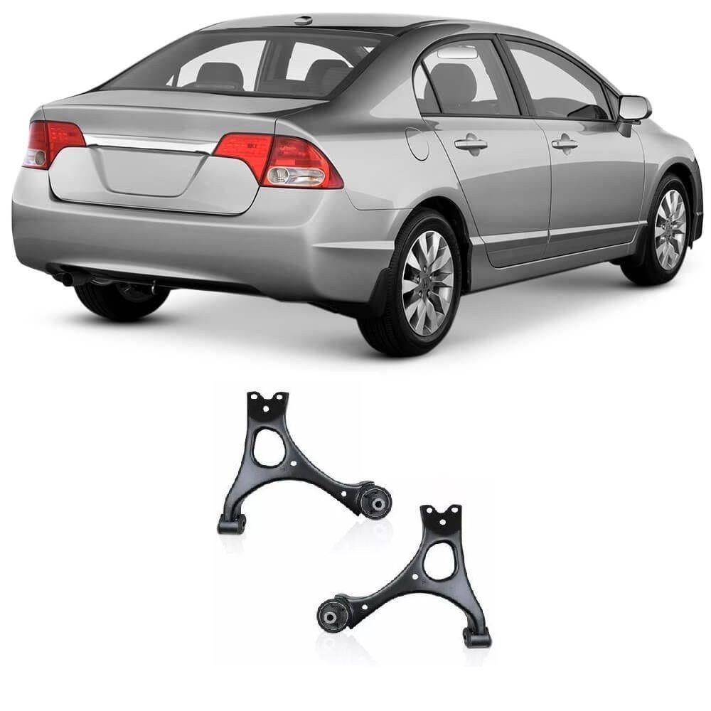 Bandeja Honda New Civic Dianteira (2007 Até 2011) Flex Automotive O Par