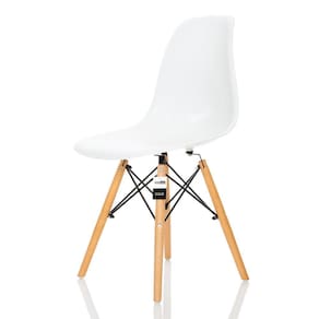 Cadeira Charles Eames Branco - Kza Bela