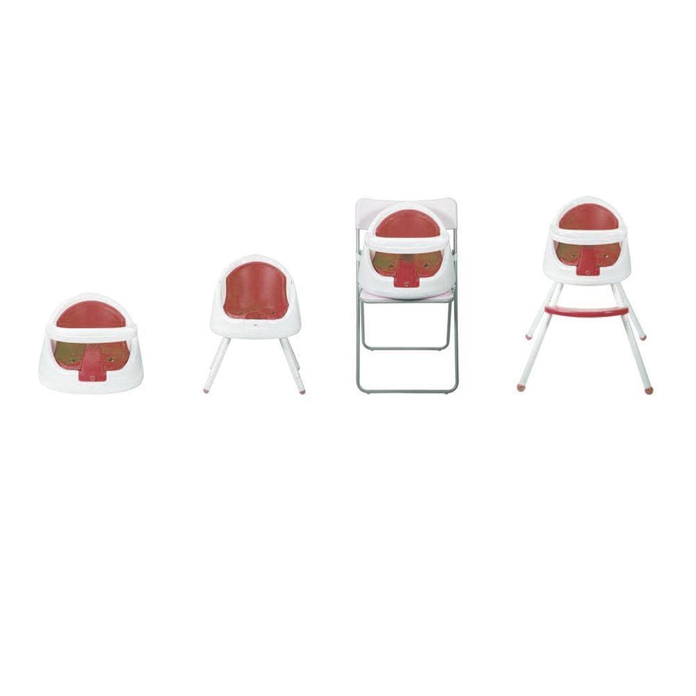 Cadeirão Booster Alimentação 4 Em 1 Lily Vermelho Baby Style