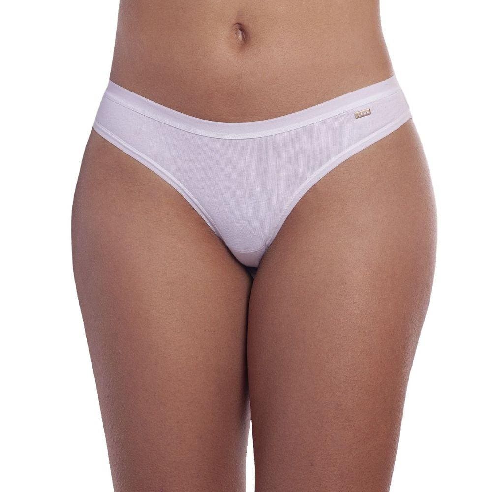 Calcinha modelo fio dental em algodão da