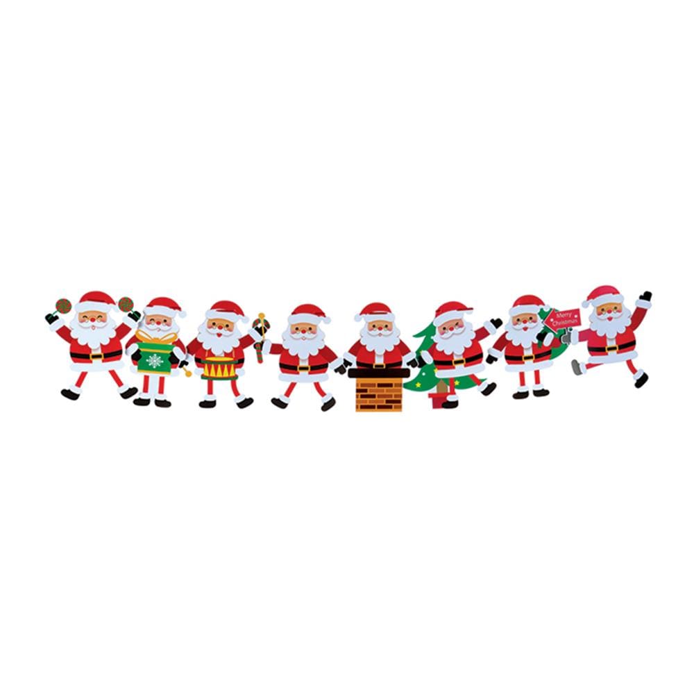 Faixa Bandeirola Papai Noel Art Christmas