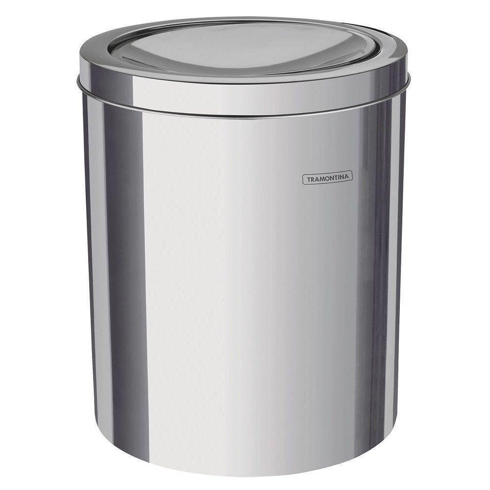 Lixeira Inox Basculante Swing 5L Tramontina