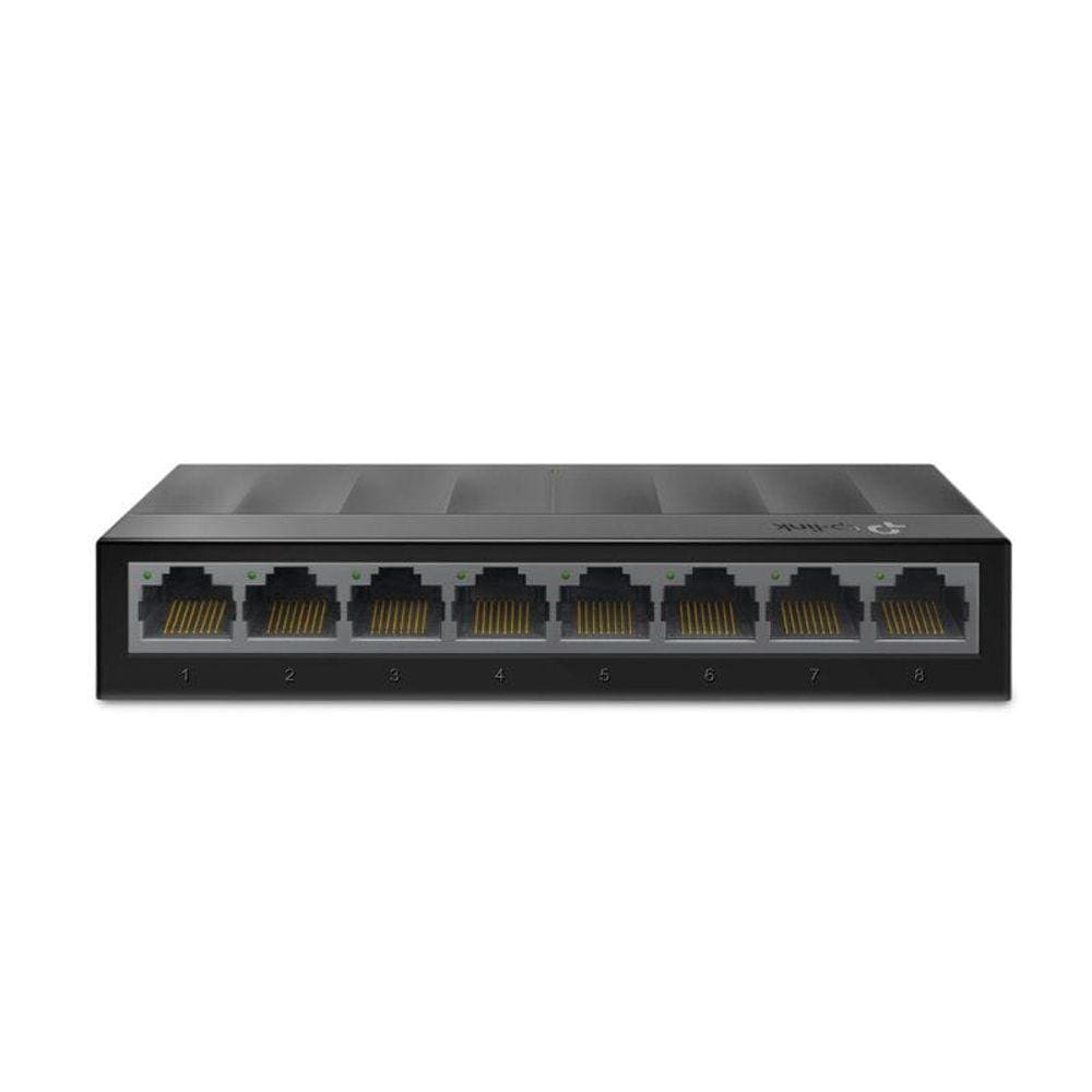 Switch 08 Portas Tp-link Ls1008g Gigabit 10/100/1000mbps