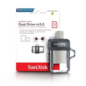 Pen Drive 32gb Dual Drive Usb e Micro-Usb Sandisk