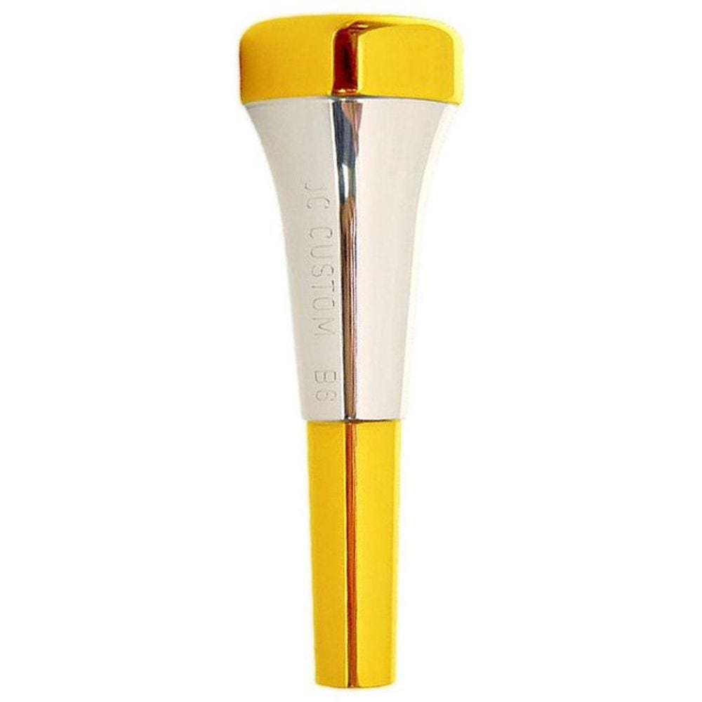 Bocal Trompete JC CUSTOM RESONANCE B6 Dourado e Prata