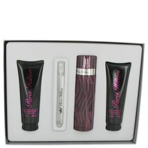 Perfume Feminino Paris Hilton 100 ML Eau De Parfum Spray + 90 ML Loção corporal + 90 ML Gel de banho + 10 Ml Mini Edp Spray