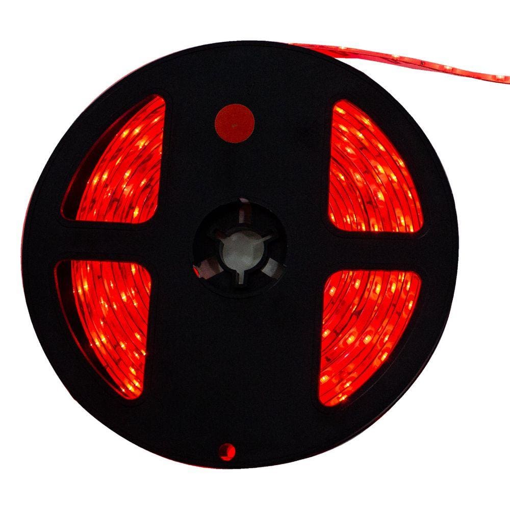 Fita Led 3528 5 metros Luz Vermelha + Fonte St3528