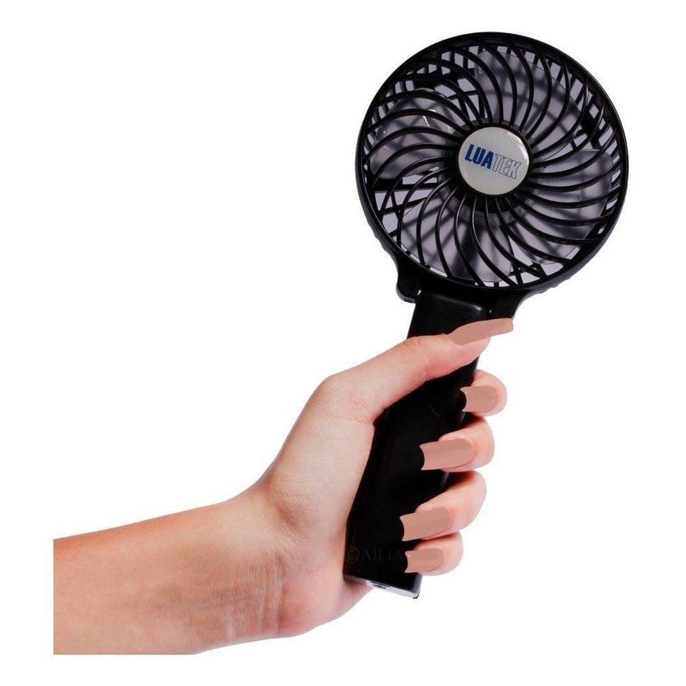 Mini Ventilador De Mão Portátil 3 Velocidade Recarregável