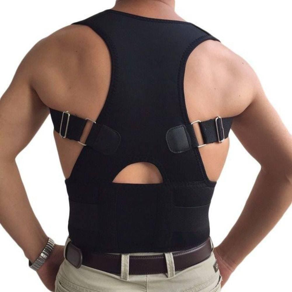 Cinta Postural Corretor Postura Magnético Colete Moderna P