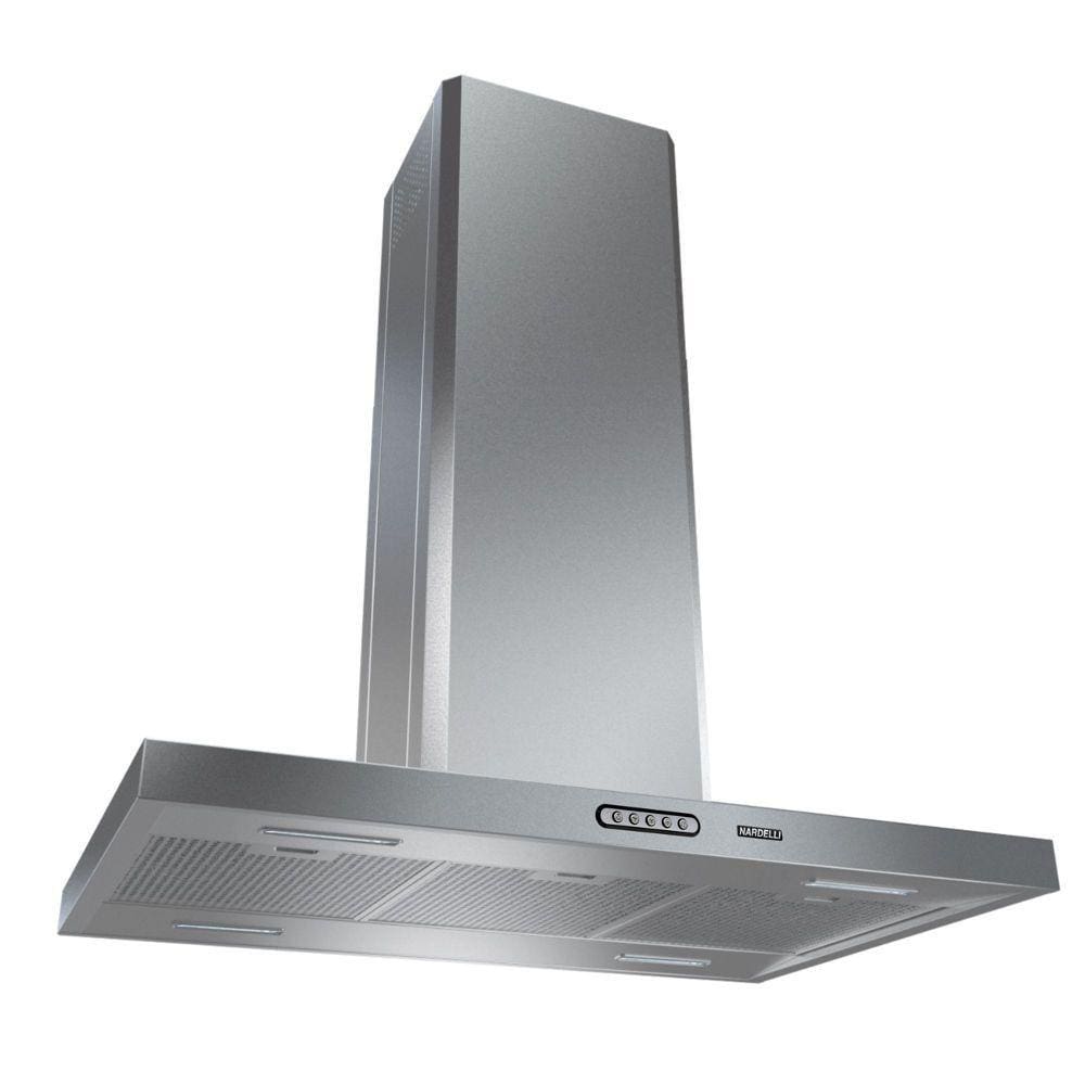 Coifa Ilha Nardelli Retangular Inox 90cm 127V 50011830