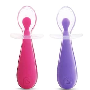 Colheres de Silicone Rosa 2und