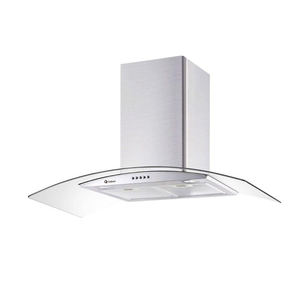Coifa Parede Venezia Gallant Vidro Curvo Inox 90cm GCO90VM1A