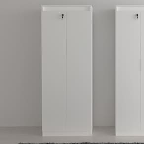Armário Para Escritório Alto 2 Portas Com Chave Me4151 Branco - Tecno Mobili