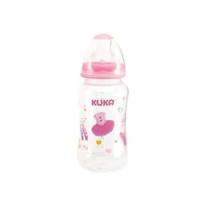 Mamadeira Big Ortodôntica Natural Rosa 330ml - Kuka