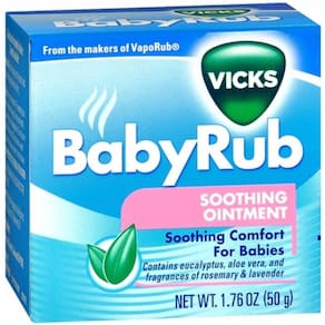 Vick Baby Rub - Pomada Anti Tosse Para Bebês - 50G - Importado