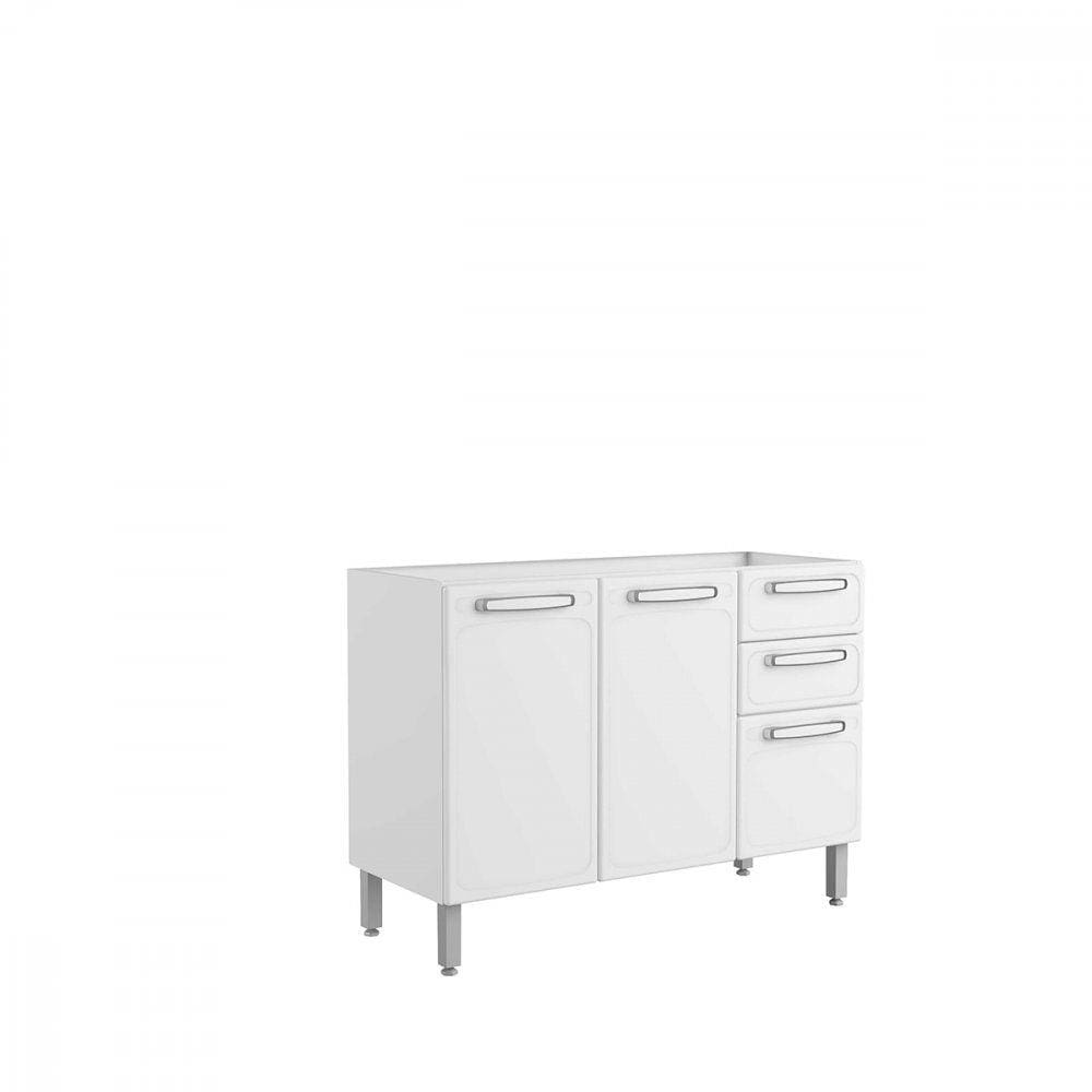 Balcão Triplo 2GV S/Tampo Bertolini Mais Evidence 3 Portas