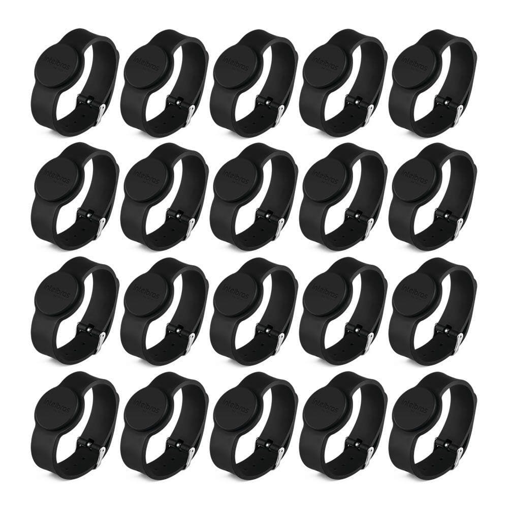 Kit 20 Pulseiras Tag Por Aproximação RFID 13,56MHz TH 4000 MF Intelbras