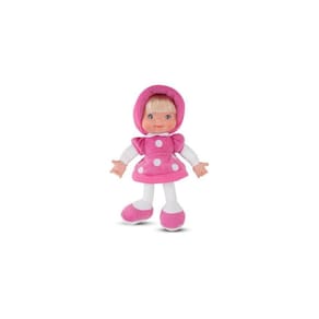 Boneca Little Baby Fashion Pink 28 Cm Antialérgica