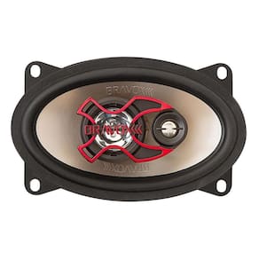 Alto Falante Triaxial 4x6 Polegadas 40W RMS 4R Universal Par Bravox B3X46X
