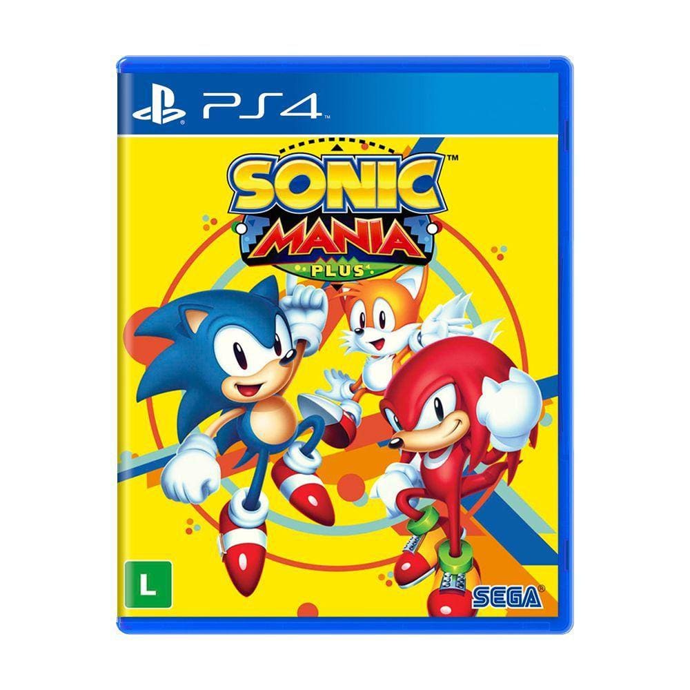 Jogo Mídia Física Sonic Mania Plus Para Ps4